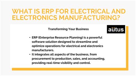 erp for electrical and electronics manufacturing|9 ERP Features For Electronics Manufacturers .